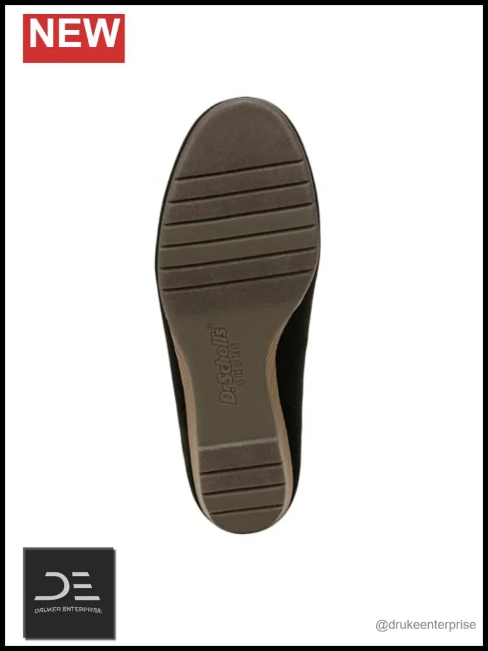 Round Toe Wedge Heel Pumps with Antimicrobial Insole